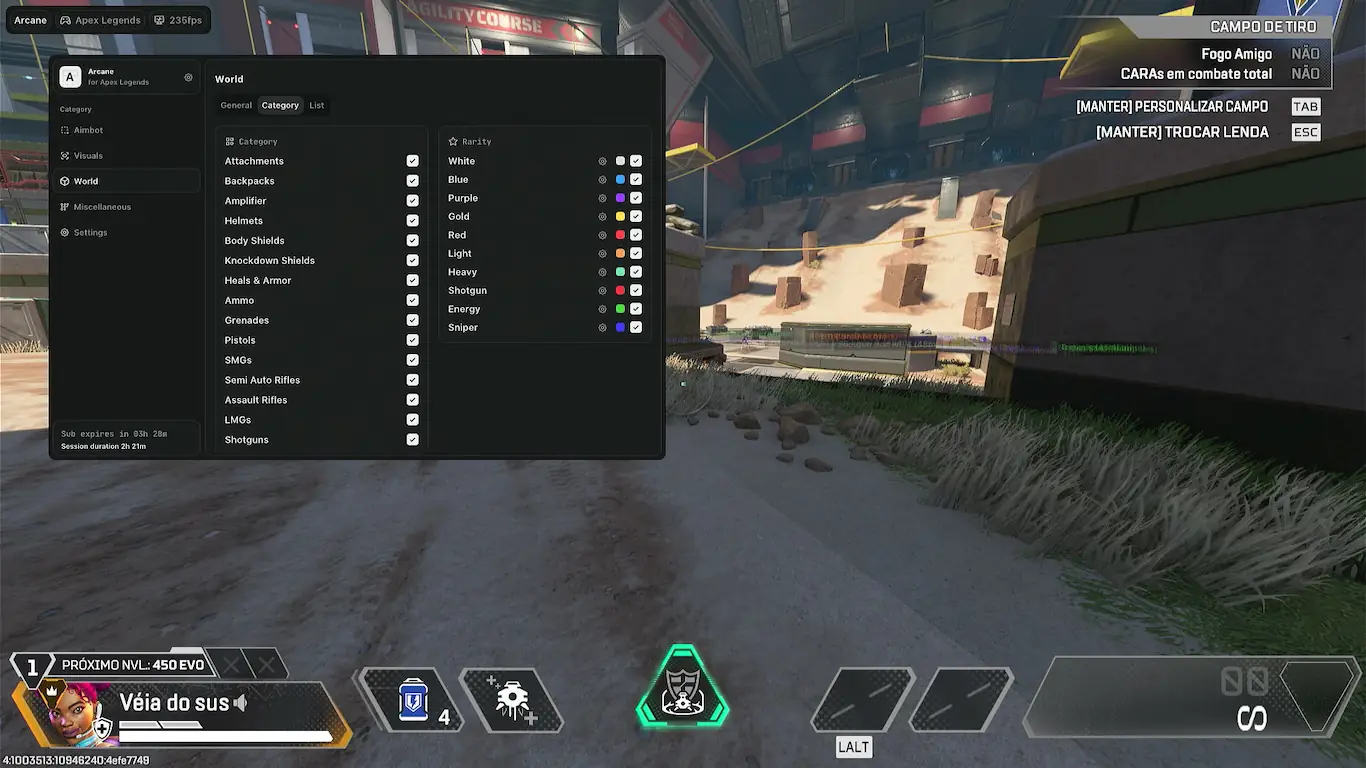 Screenshot 14 do cheat Apex Legends Arcane